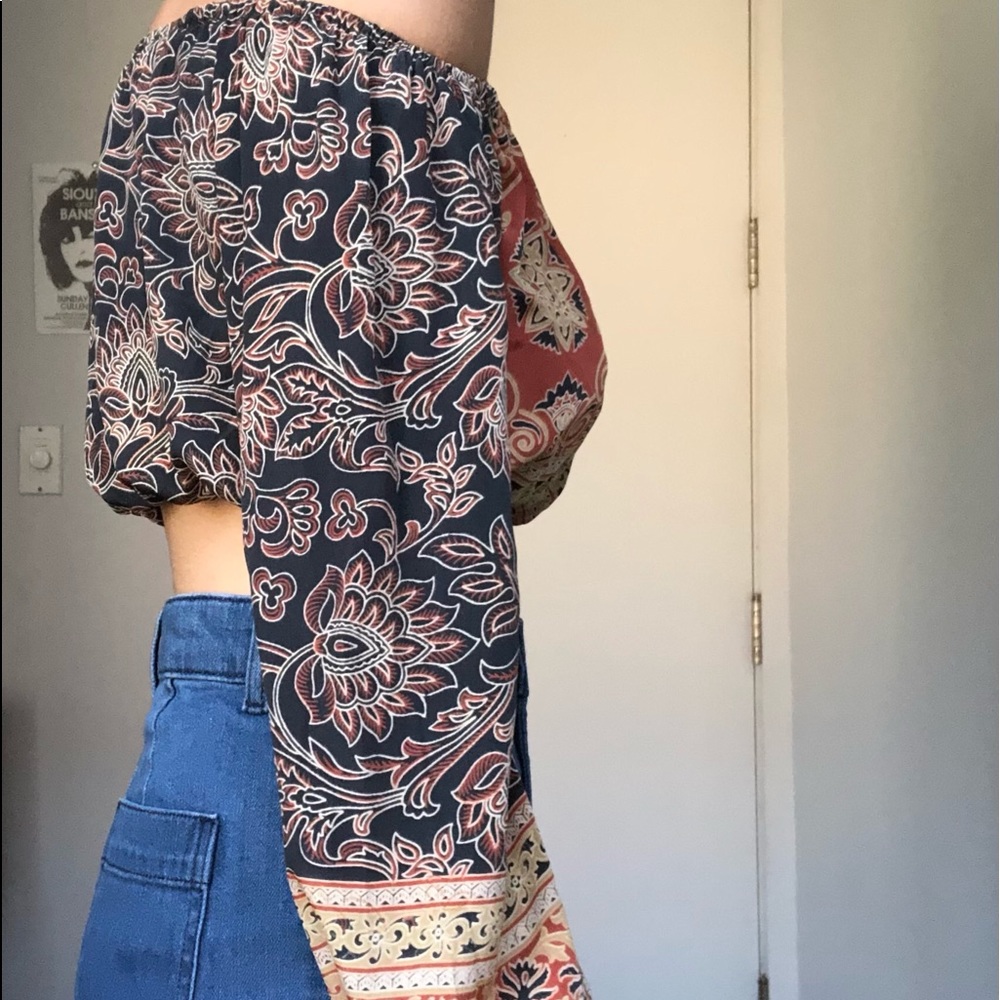 cropped top vintage/expandable, small, medium, or large/hippie fairy